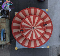 Tente de cirque gonflable géante à succès, modèle d'activité, tente de camping gonflable d'extérieur