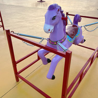 Cheval à bascule pour enfants, nouveau modèle 2025, fabriqué en Chine, pas cher, pour les activités commerciales en plein air, les parcs d'attractions