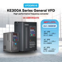 Variateurs de fréquence (VFD) monophasés et triphasés 0,75 kW, 7,5 kW, 11 kW, 15 kW, 220 V, 380 V, convertisseurs AC pour contrôle de vitesse de moteur