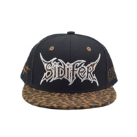 Gorra Plana con Estampado de Leopardo Personalizada, a la Moda y de Venta Caliente, con Bordado 3D de Alta Definición y Banda para la Cabeza, para Gorra Snapback