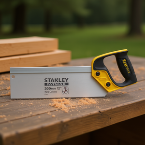 Sierra de mano Stanley Fatmax de 300 mm (12 pulgadas) y 11 TPI para cortar madera - Product Image 3