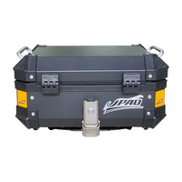 JPAD JPA25 25L Boîte à bagages arrière et top-case étanches pour moto avec adaptateur à dégagement rapide