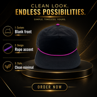 Casquette de baseball rose à 5 panneaux, visière plate, réglable, pour adulte, idéale pour le sport, les activités de plein air et les tenues décontractées