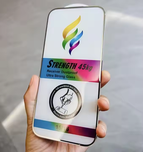 ฟิล์มกระจกเทมเปอร์เคลือบเงา HD ความแข็งแรงระดับพรีเมียม45กก. สำหรับ <span class=keywords><strong>iPhone</strong></span> 16ถึง <span class=keywords><strong>iPhone</strong></span> <span class=keywords><strong>X</strong></span> ซีรีส์ - Product Image 4