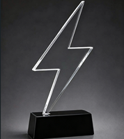 Trophée sportif en acrylique vierge pour impression numérique, idéal pour les cadeaux promotionnels personnalisés et les cadeaux de bienvenue - Vente en gros
