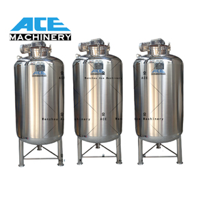 ACE nóng bán thép không gỉ trộn Tank 300L xà phòng lỏng máy làm với khuấy chất tẩy rửa Mixer - Product Image 3