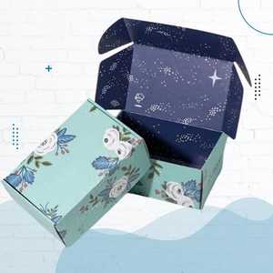 Giá rẻ nhất hộp bưu phẩm với biểu tượng tùy chỉnh cứng nhắc bao bì sóng hộp carton vận chuyển Hộp giấy cho doanh nghiệp - Product Image 6