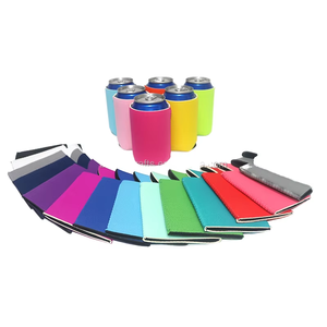 Çevre dostu neopren kutu içecek soğutucusu Tote çanta özel Logo süblimasyon ince bira şişesi tutucu promosyon Koozies - Product Image 4