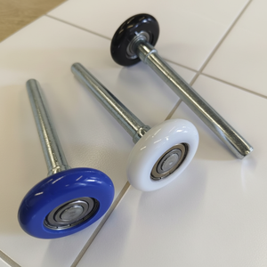 现代工业2x4英寸钢杆尼龙车库门配件6200zz轴承门轮车库滚轮 - Product Image 2