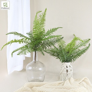 ขายร้อนคุณภาพสูง Fern ประดิษฐ์ใบสาขาใหญ่พลาสติกก้านสําหรับงานแต่งงานตกแต่งบ้านตกแต่ง - Product Image 1