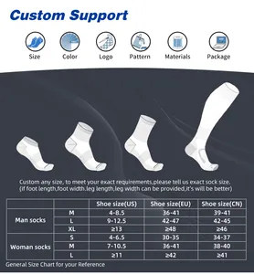Fornecedor de meias OEM/ODM meias grossas de malha para homens meias básicas de lã de malha sólida respirável quente personalizadas