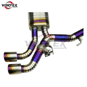 Tubo de Escape Vortex de Titanio para BMW G90 M5, Sistema de Escape Catback con Válvula Electrónica OEM - Product Image 4