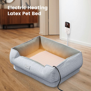 전기 애완동물 침대 와이어 조절식 온도 조절기 과열 방지 겨울 고급 맞춤형 도매 휴대용 세탁 가능 방수 - Product Image 2