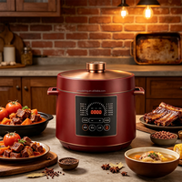 Cuisinière à pression électrique intelligente 5L 6L avec écran numérique, multifonction, appareil de cuisine