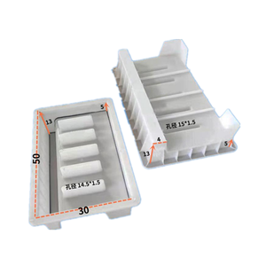 Molde de drenaje de zanja de hormigón de plástico blanco de diseño moderno para villas Drenaje al por mayor de fábrica de trabajo fácil - Product Image 5