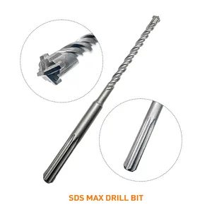 EUROCUT DanYang Electrical Sds Plus Max Hammer Drill Bit For Concrete Masonry Hammer Drill Bit