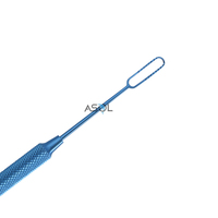 Loupette dentée à dents de scie Kansas 3*12mm en titane, instrument chirurgical ophtalmique