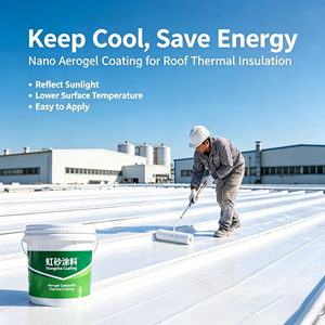 Revestimiento de Aislamiento Térmico de Aerogel para Paredes Exteriores y Techos, Impermeable, Ignífugo, Pintura de Aislamiento Nano que Ahorra Energía - Product Image 2