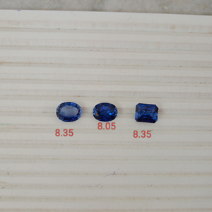 Zafiro Azul Cultivado en Laboratorio, Gema Suelta, Corte Personalizado en Múltiples Formas, Alta Claridad, Calidad Premium, para Joyería Artesanal - Product Image 1