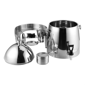 Équipement de restauration commerciale, distributeur de boissons en acier inoxydable doré de 12 L, distributeur d'eau et de café - Product Image 5