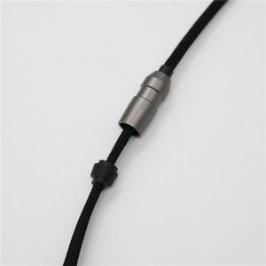 สายสัญญาณเสียง 3.5 มม. ชายต่อ RCA หญิงคู่ สายทองแดงเคลือบทอง สีดำ พร้อมไมโครโฟนและปุ่มควบคุมระดับเสียงสำหรับหูฟัง - Product Image 3