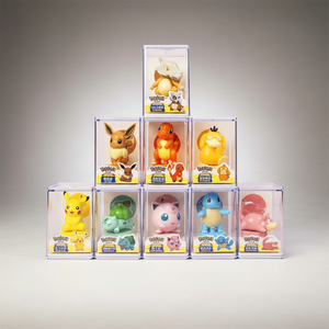 Caja Sorpresa de Figuras de Anime Pokémon con Vitrina, <span class=keywords><strong>Pikachu</strong></span>, Squirtle, Eevee, Figuras de Acción, Set de Juguetes Misteriosos para Colección - Product Image 1