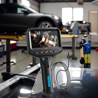 Endoscope automobile BRK Y400 | Endoscope à tube serpent de 8.5mm 3 mètres pour inspection moteur, tuyau, CVC | Vue à 180 °