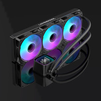 Radiateur de refroidissement liquide AIO haute puissance LOVINGCOOL 360 mm, dissipateur thermique en cuivre et aluminium, ventilateur à roulement fluide ARGB pour PC de jeu - Expédition immédiate