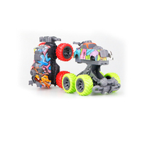 4WD Plastique Escalade Avion Pistes Bounce Beetle Voiture Jouet pour Enfants Pull-Back Avion Jouet
