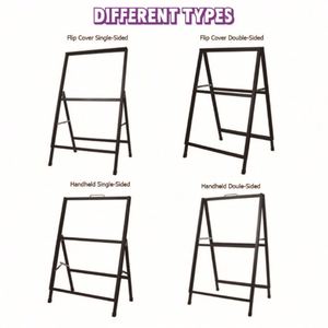 Metal Department Store Poster Frames Display Stand up Sign Iron Display Poster Racks - Product Image 2