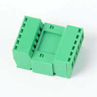 Connecteur de bornier femelle vert 15EDGRK-2.54mm PA66 8A 300V 2-24 pôles pour connexions de fils PCB RS