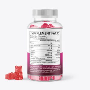 Gummies au Collagène OEM avec Biotine et Vitamine C pour la Santé des Cheveux/Ongles/Peau Complément Alimentaire Gummies au Collagène - Product Image 6