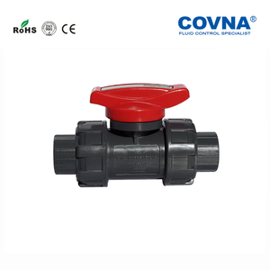 Vente de liquidation B2B COVNA : Vanne à boisseau sphérique manuelle 2 voies en PVC/UPVC/CPVC, filetage NPT PN16, PTFE, température moyenne - Product Image 5