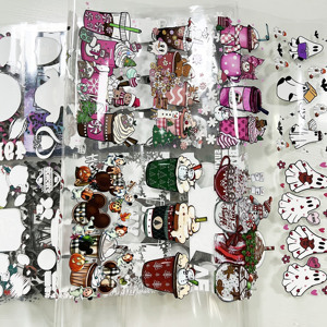 Pegatinas Decorativas para Vasos UV de 11, 12, 16, 20, 24 y 40 Onzas, Diseños Navideños Personalizados, Pegatinas de Transferencia UV para Vasos y Tazas Libby - Product Image 1