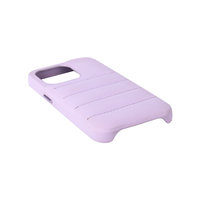 Zenos Usine Vente en gros Bonbons Couleur Vegan En Cuir Puff Veste Mobile Téléphone Cas pour iPhone