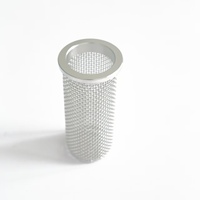 Tube filtrant en maille réutilisable en acier inoxydable 304 316, filtre cylindrique industriel