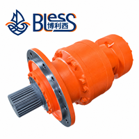 Moteur hydraulique à pistons radiaux HMS83 6679-10019 Ml/r Vitesse nominale 40 63 tr/min 40 MPa 220 KW Moteur de roue