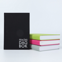 Carnet de réunion personnalisé avec logo, en tissu imperméable, agenda écologique, journal à couverture rigide en lin multicolore