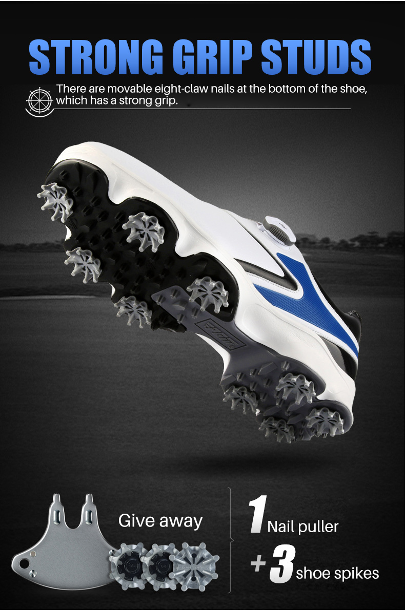 PGM XZ125 Waterproof Golf Wide Shoes for Men企业官网