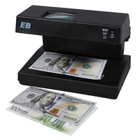 Détecteur de billets contrefaits EB DC-2038, alimenté par secteur 220V, en plastique, avec détection UV
