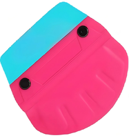 MULE K-A-04 Housse de voiture en forme d'éventail, avec raclette de décapage de peinture pour changement de couleur, en TPU souple et flexible, résistante à l'usure, film de protection rose pour vitres