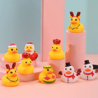 Jouets de bain amusants, collection de canards en caoutchouc imperméables aux designs mignons variés, cadeau original pour enfant, figurines de canards de dessin animé, boîte surprise