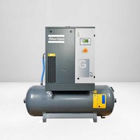 Compresseur d'air à vis G4 G5 G7 4KW 5KW 7KW AtlasCopco Compresor avec réservoir de séchage d'air Filtre à air
