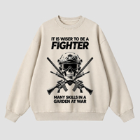 Sweat-shirt unisexe à col rond en jersey, imprimé crâne vintage délavé, motif casque, 100 % coton, transfert thermique, coupe classique, streetwear, automne, ODM