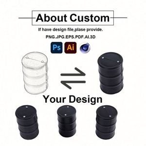 Jouet personnalisé avec logo pour enfants, balle anti-stress en forme de baril de pétrole, jouets sensoriels promotionnels en mousse PU en forme de tambour, conteneur de carburant - Product Image 2