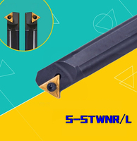 AFDJ STWNR/L 60 Degrés CNC Outil de Tournage de Trous Internes Coupe-Couteau Industriel Type Filetage Type Carbure de Titane Enduit 10mm