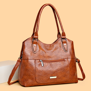 Fashionable Large-capacity PU <b>Material</b> Tote Bag & Luxurious Designer Handbag with Zipper Closure Portable Anti-Theft. Model 9022 - Product Image 6