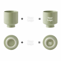 Mug à café en céramique personnalisé avec logo MSH pour l'Aïd al-Adha, pièce individuelle, vente en gros, marque privée, récipient en porcelaine pour l'hôtellerie