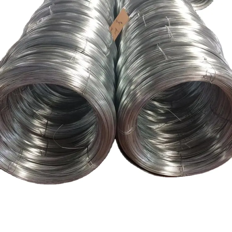 Brasil 17/15 arame galvanizado alambre galvanizado Hot Dipped arame liso para cerca 1000 ovalado Galvanized Steel Oval Wire