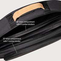Échantillon Gratuit : Ensemble de Sacs de Transport en Tissu Oxford pour Tom 12'', Tom 13'', Caisse Claire 14'', Tom de Sol 16'', Bombe 22'' - Housse Souple Antichoc et Durable